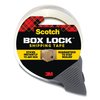 Scotch Box Lock Shipping Packaging Tape with Refillable Dispenser, 3 Core, 188 x 54.6 yds, Clear 3950RD